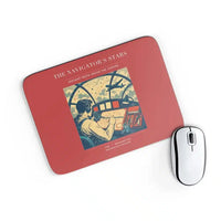 Thumbnail for VINTAGE G4297 - The Navigator's Stars - Designed Mouse Pads design on red rectangle