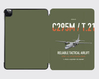 Thumbnail for Airbus C295M T.21 design on green army ipad tablet case