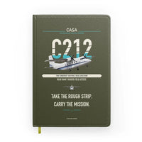 Thumbnail for CASA C-212-400 Aviocar design on green army notebook