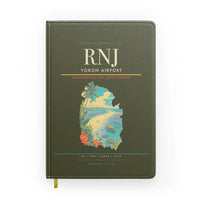 Thumbnail for Yoron Airport (RNJ) design on green army notebook