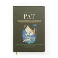 Thumbnail for Jay Prakash Narayan International Airport (PAT) design on green army notebook