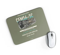 Thumbnail for CFM56-5C design on green army rectangle mouse pad