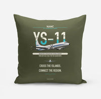 Thumbnail for NAMC YS-11A design on green army pillow