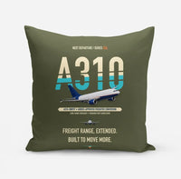 Thumbnail for Airbus A310-300P2F design on green army pillow