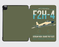 Thumbnail for F2H-4 Banshee design on green army ipad tablet case