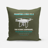 Thumbnail for DJI Phantom 4 Pro V2.0 design on green army pillow