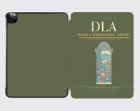 Thumbnail for Douala International Airport (DLA) design on green army ipad tablet case