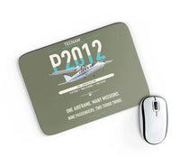 Thumbnail for Tecnam P2012 Traveller design on green army rectangle mouse pad