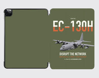 Thumbnail for EC-130H Compass Call design on green army ipad tablet case