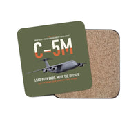 Thumbnail for C-5M Super Galaxy design on green army 1 piece coaster