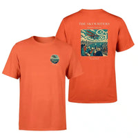 Thumbnail for VINTAGE G4036 - The Skywriters - Double-Side T-Shirt design on orange double side t shirt