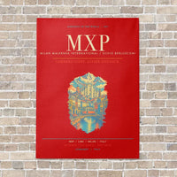 Thumbnail for Milan Malpensa International Airport Silvio Berlusconi MXP - Canvas Framed - Red