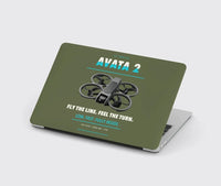 Thumbnail for DJI Avata 2 design on green army MacBook case
