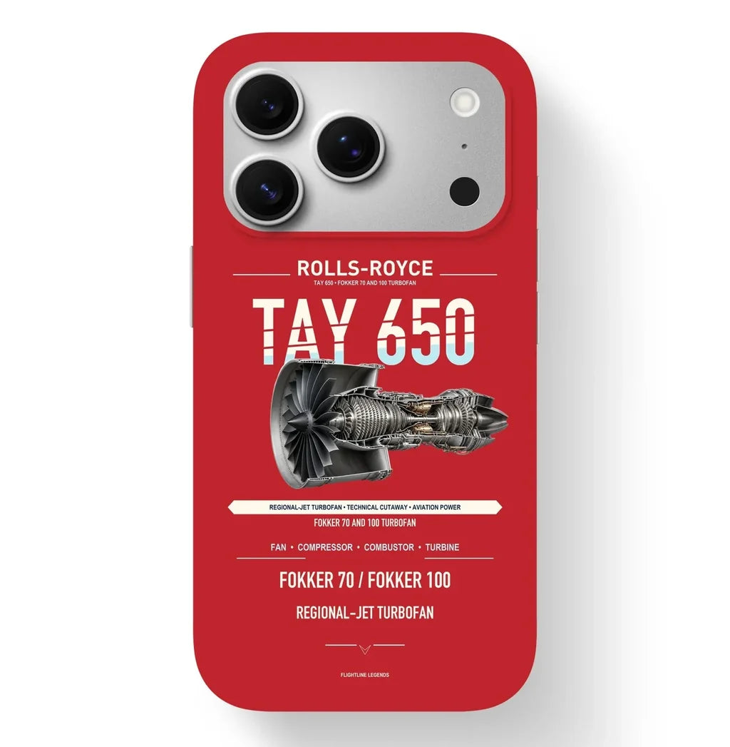 TAY 650 Case design on red iphone case