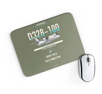 Thumbnail for Dornier D328-100 design on green army rectangle mouse pad