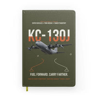 Thumbnail for KC-130J SUPER HERCULES design on green army notebook