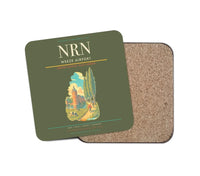Thumbnail for Weeze Airport (NRN) design on green army 1 piece coaster