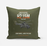 Thumbnail for Airbus H215M design on green army pillow
