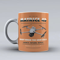 Thumbnail for Matrice 4D Mug design on orange dji