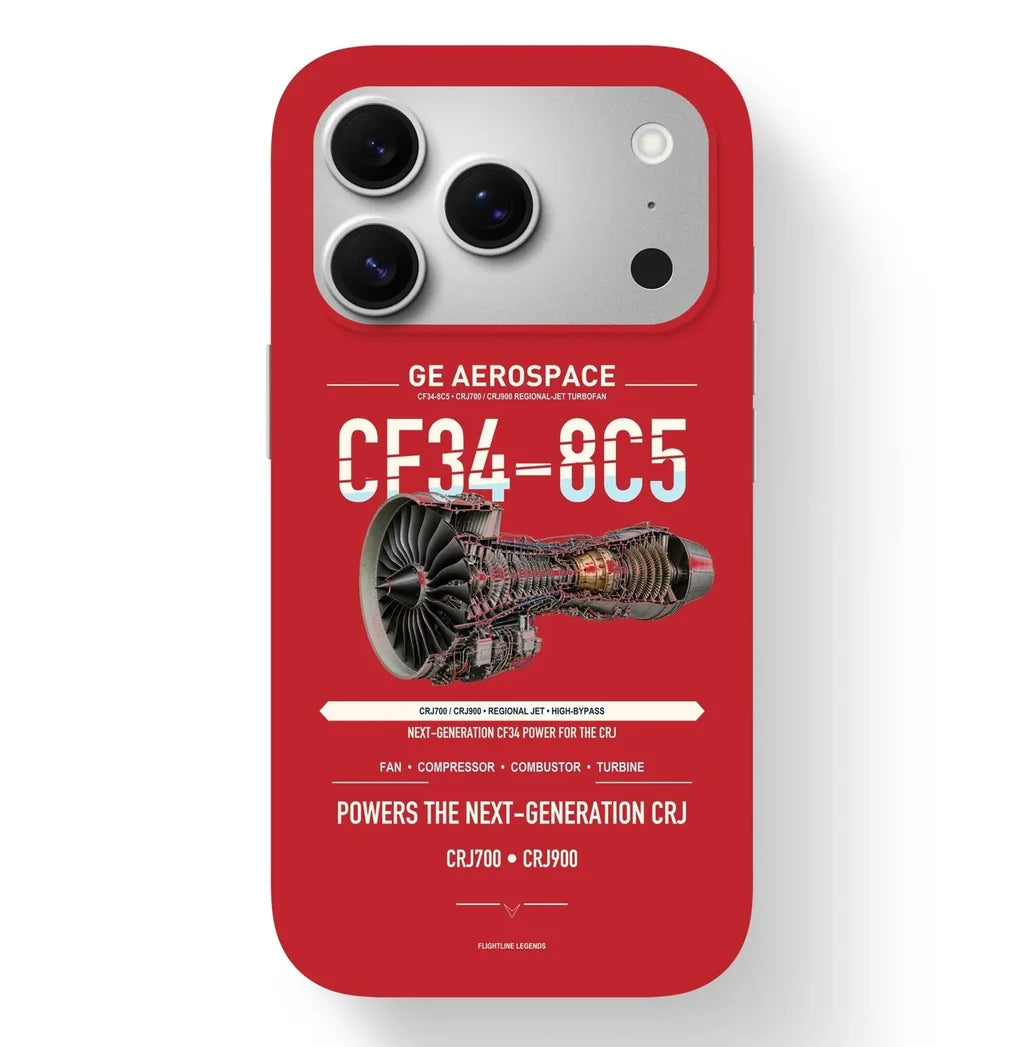 CF34-8C5 Case design on red iphone case
