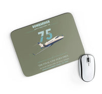 Thumbnail for Bombardier Learjet 75 Liberty design on green army rectangle mouse pad