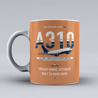 Thumbnail for A310-300P2F Mug design on orange airbus