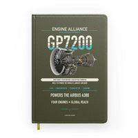 Thumbnail for GP7200 design on green army notebook