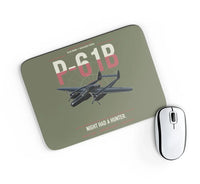 Thumbnail for P-61B Black Widow design on green army rectangle mouse pad