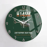 Thumbnail for Airbus Helicopters H145M LUH SOF design on dark green no frame wall clock