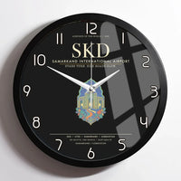Thumbnail for Samarkand International Airport SKD Wall-Clock Framed - Black