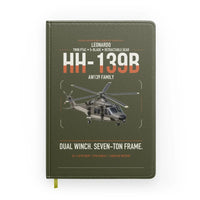 Thumbnail for Leonardo HH-139B design on green army notebook