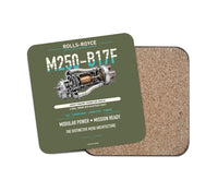 Thumbnail for M250-B17F design on green army 1 piece coaster