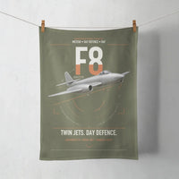 Thumbnail for Gloster Meteor F8 design on green army towel