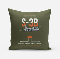 Thumbnail for S-3B Viking design on green army pillow