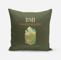 Thumbnail for Central Illinois Regional Airport (BMI) design on green army pillow
