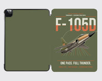 Thumbnail for F-105D Thunderchief design on green army ipad tablet case