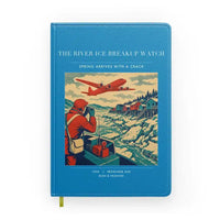 Thumbnail for VINTAGE G4491 - The River Ice Breakup Watch - Designed Notebooks design on turquoise
