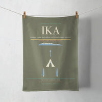 Thumbnail for Tehran Imam Khomeini International Airport (IKA) design on green army towel