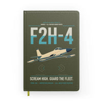 Thumbnail for F2H-4 Banshee design on green army notebook
