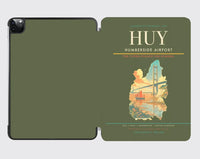 Thumbnail for Humberside Airport (HUY) design on green army ipad tablet case