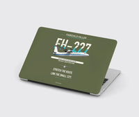 Thumbnail for Fairchild Hiller FH-227B design on green army MacBook case