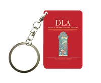 Thumbnail for Douala International Airport DLA Key Chain design on red key chain