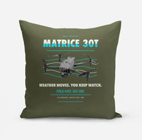 Thumbnail for DJI Matrice 30T design on green army pillow