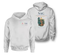 Thumbnail for Dr. Babasaheb Ambedkar International Airport (NAG) design on white double-side hoodie