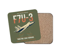Thumbnail for F7U-3 Cutlass design on green army 1 piece coaster