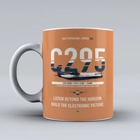 Thumbnail for C295 SIGINT Mug design on orange airbus