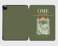 Thumbnail for Nome Airport (OME) design on green army ipad tablet case