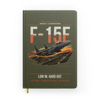 Thumbnail for F-15E Strike Eagle design on green army notebook