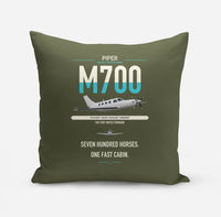 Thumbnail for Piper M700 Fury design on green army pillow