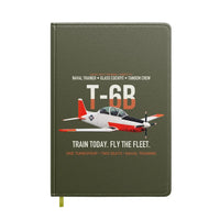 Thumbnail for T-6B Texan II Naval Aviator Training design on green army notebook
